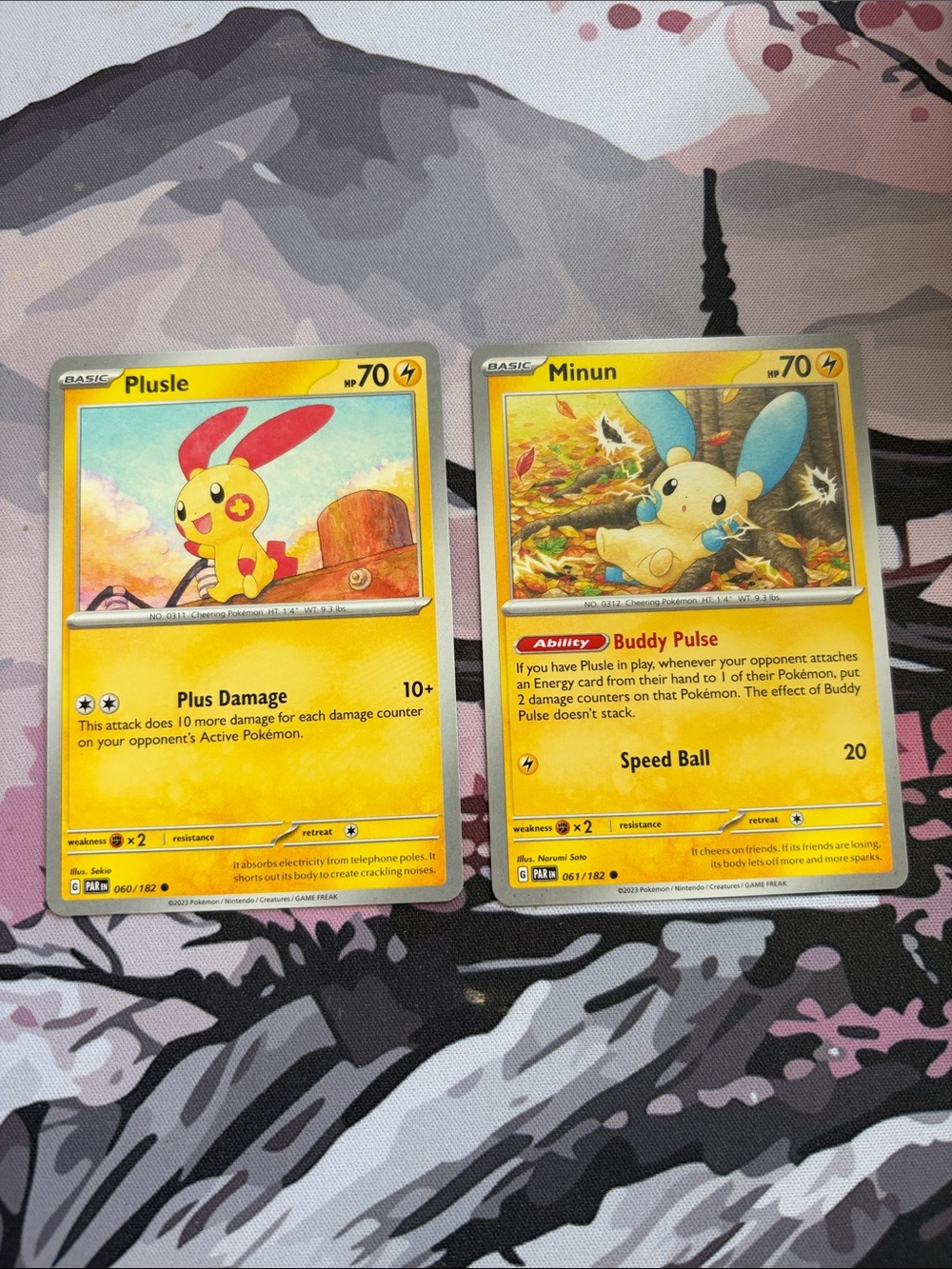 Plusle & Minun Pair Lot | Paradox Rift Pokémon TCG | ✨5/$25 Mix & Match✨